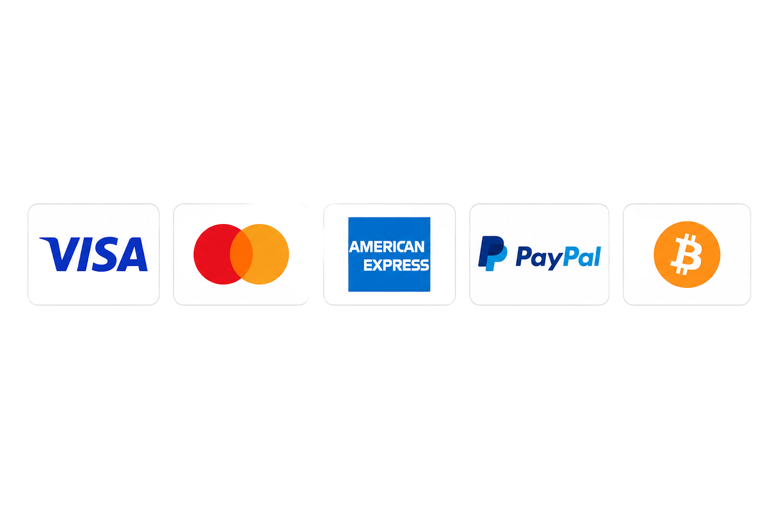 Accepted payment methods